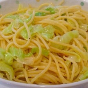 キャベツとアンチョビのパスタ